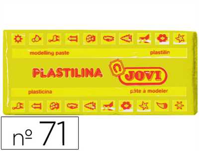Plastilina 150gr color amarillo (Cod.720102)