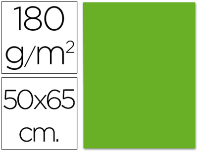 Cartulina 50X65 color verde (Cod.28306)