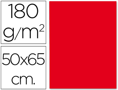 Imprimir Cartulina 50X65 color rojo (Cod.28303)