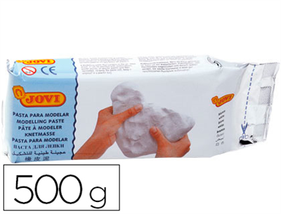 Pasta para moldear 500gr color blanco (Cod.20954)