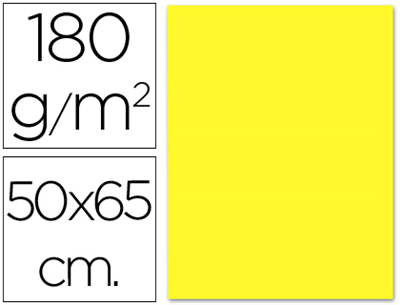 Imprimir Cartulina 50X65 color amarillo (Cod.28297)
