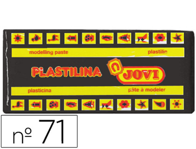 Plastilina 150gr color negro (Cod.720115)