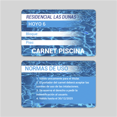 Carnet PVC piscina 7