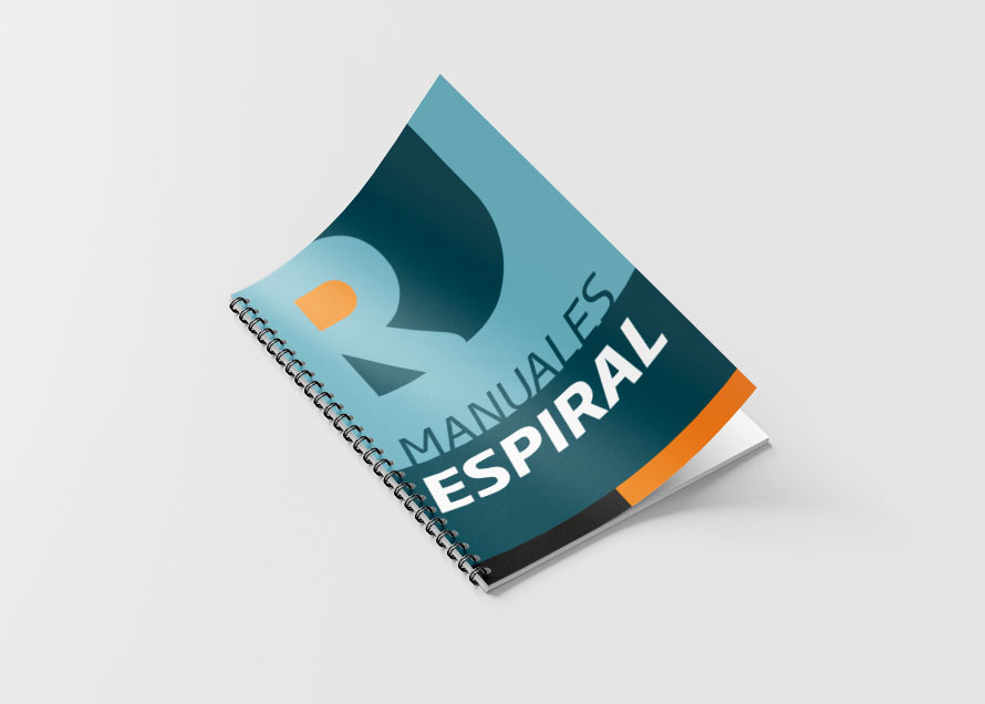 imprimir y encuadernar manuales espiral online