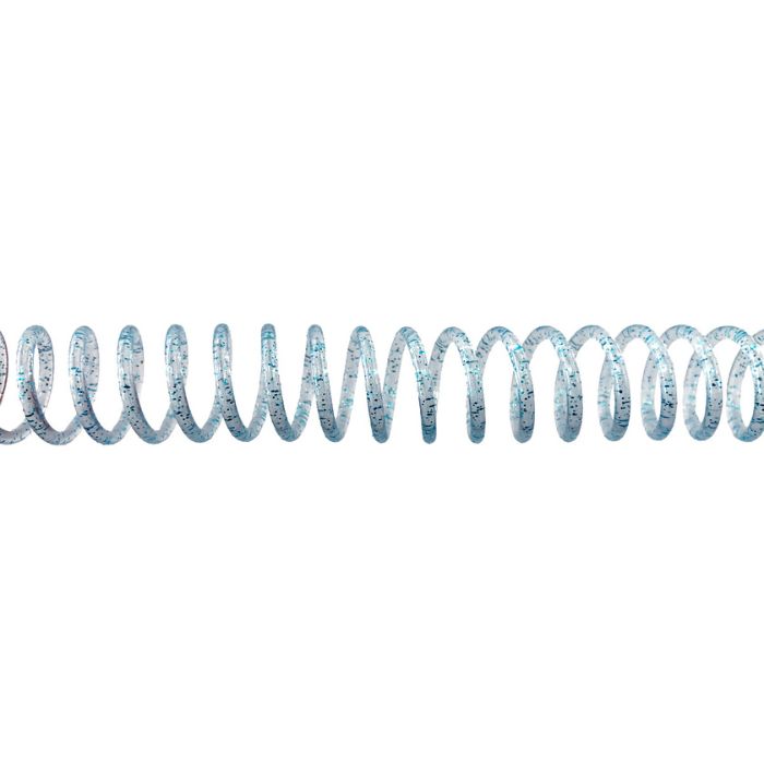 Espiral de encuadernación azul purpurina — Reprotel