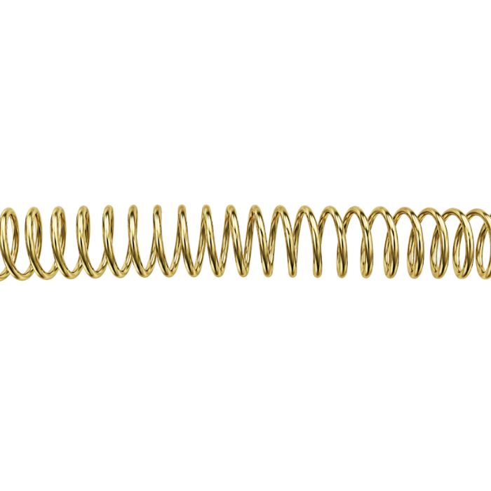 Espiral de encuadernación oro metálico — Reprotel
