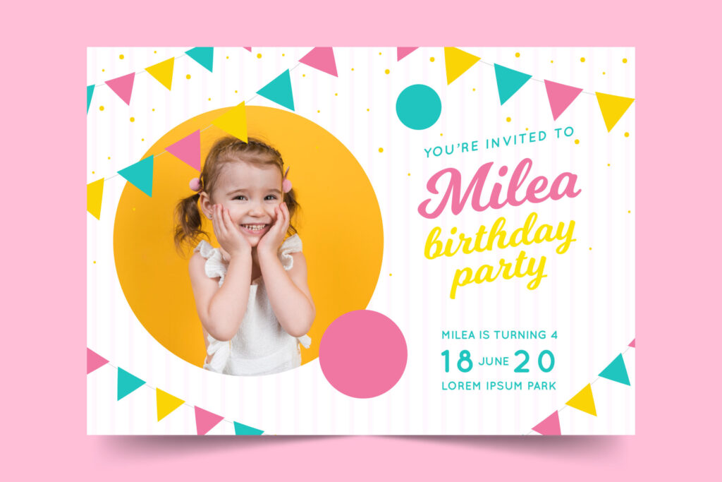 invitación cumpleaños infantil