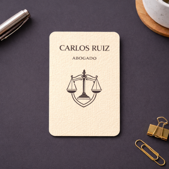 Tarjetas de Visita con Textura (Vertical)