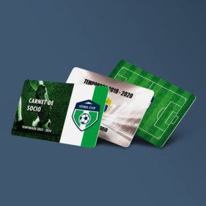 Carnet Fútbol (Horizontal)
