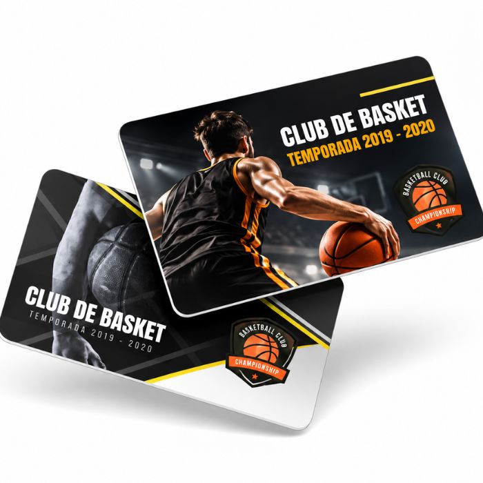 Carnet de Baloncesto Horizontal Personalizado