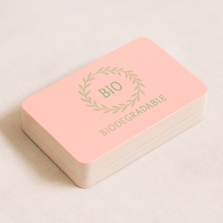 tarjeta pvc biodegradable