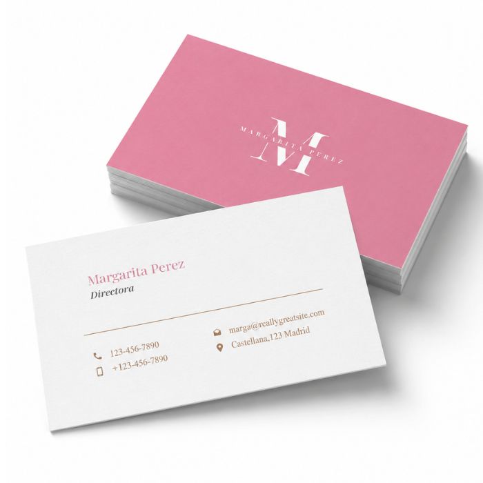 Tarjetas de Visita Clásicas (Horizontal)