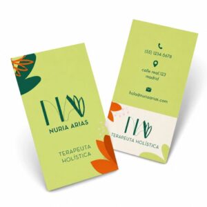 Tarjetas de Visita Clásicas (Vertical)