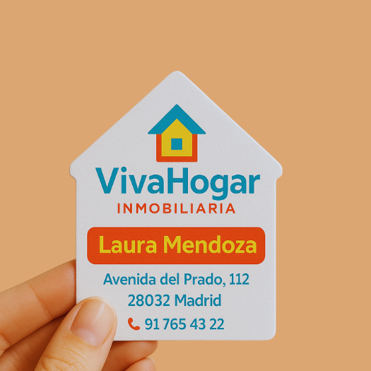 tarjetas de visita con forma