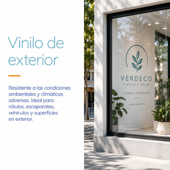 Vinilo de exterior para pegatinas personalizadas