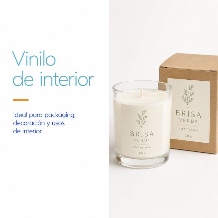 Vinilo de interior para pegatinas personalizadas