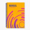 Manuales en espiral personalizados con encuadernación metálica