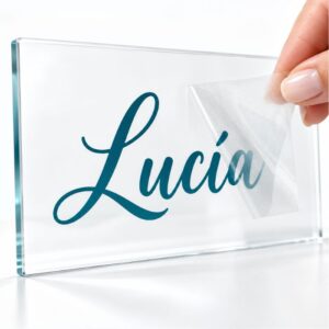 Nombres en vinilo personalizados