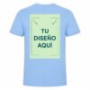 Zona de personalización en la espalda de camiseta para hombre