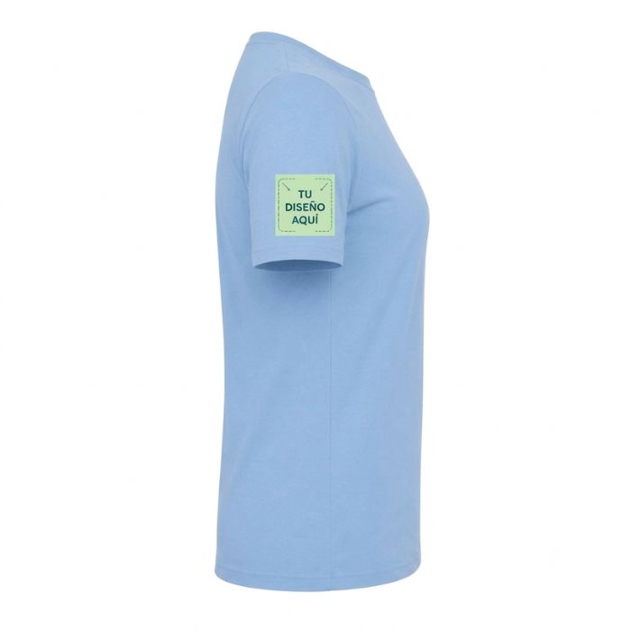 Zona de personalización en la manga derecha de camiseta para hombre