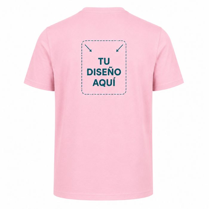 Zona de personalización en la espalda de camiseta para niños
