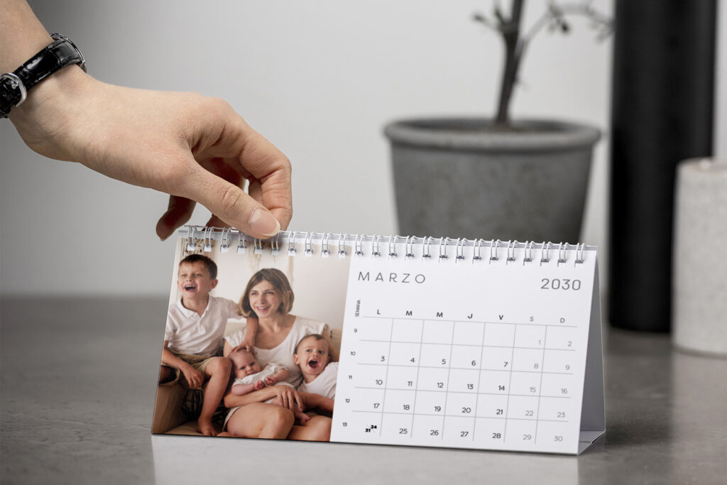 calendario sobremesa