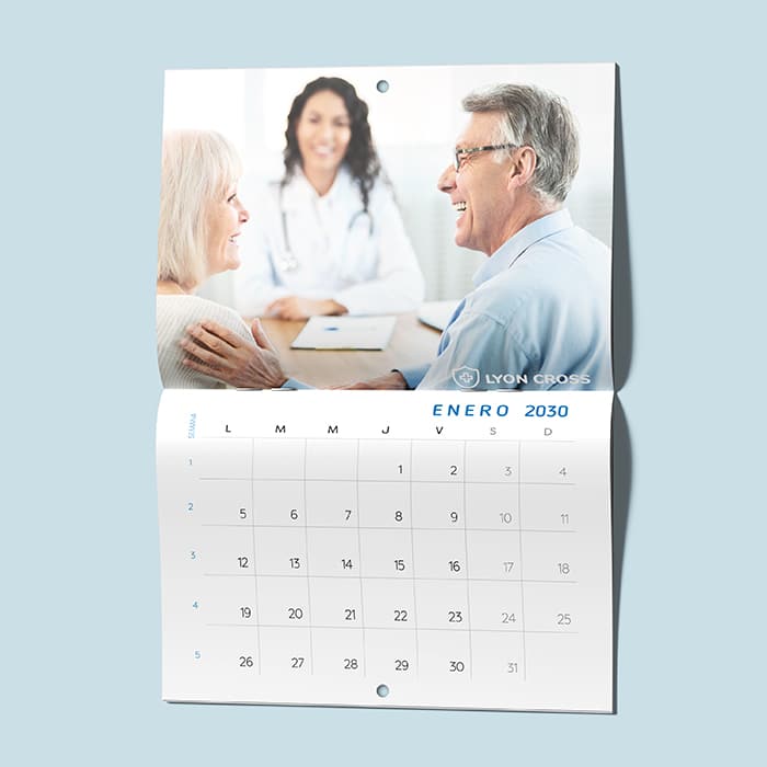 Calendario grapado A4 (cerrado)