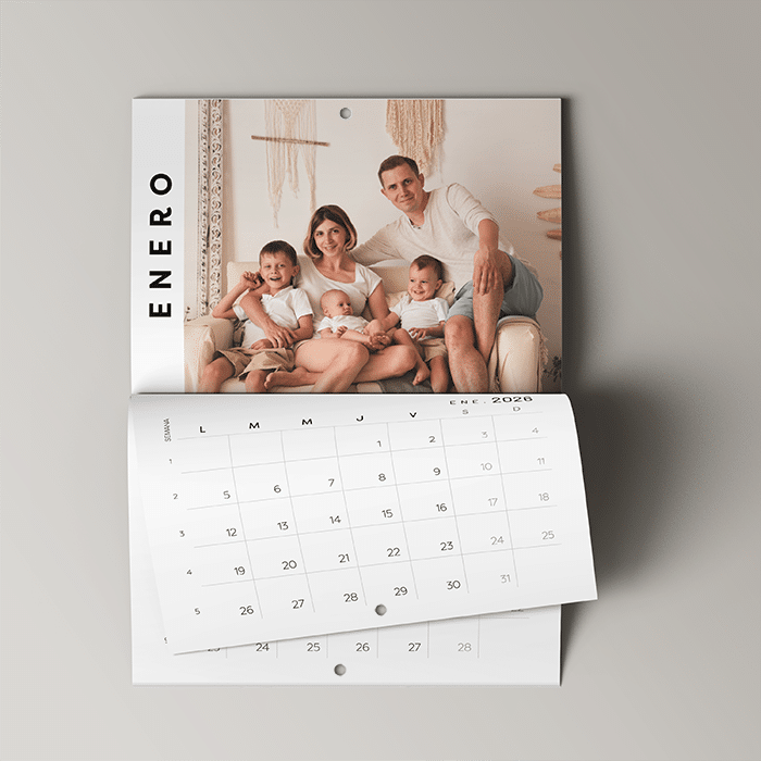 Calendario grapado A4 (cerrado)