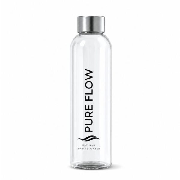 Pegatina transparente para botellas
