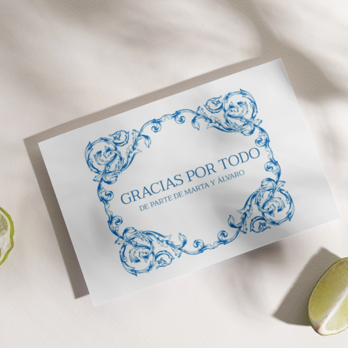 TARJETA DE AGRADECIMIENTO