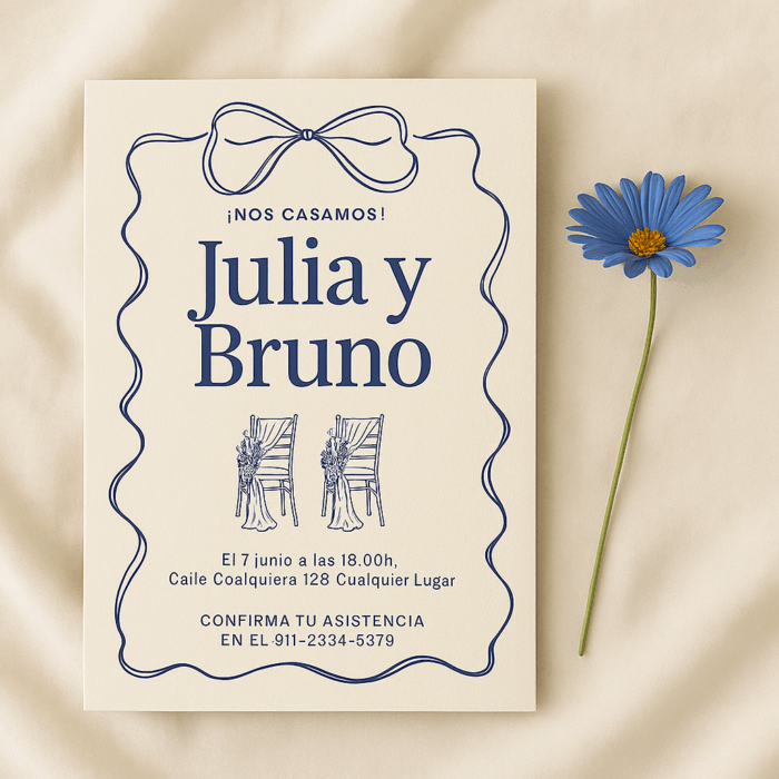 invitación de boda