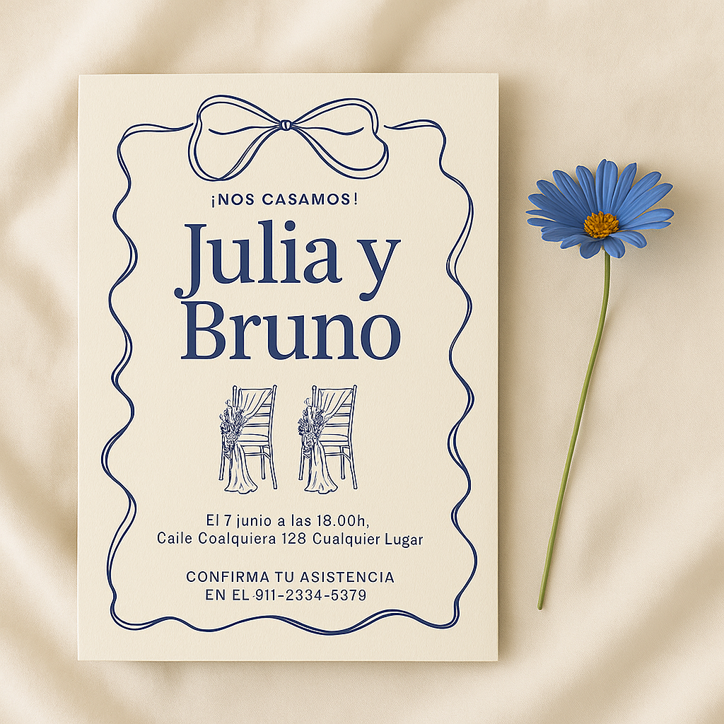invitación de boda