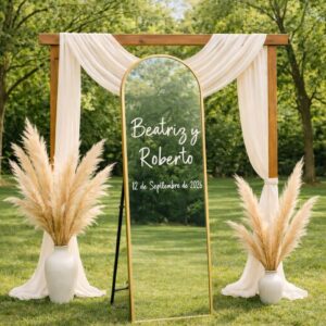 Pegatinas de Vinilo para Espejos de Bodas