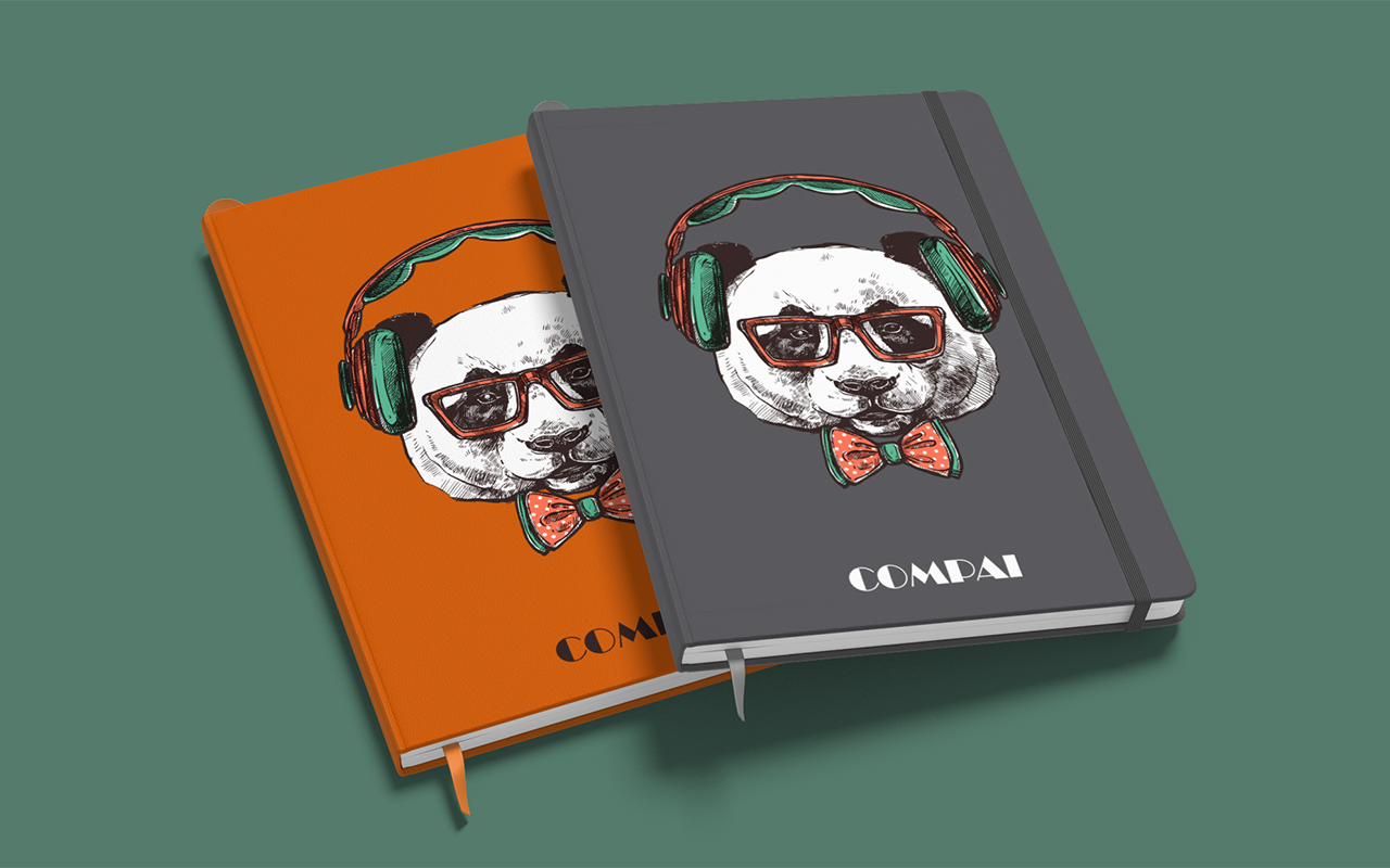 Libreta con goma