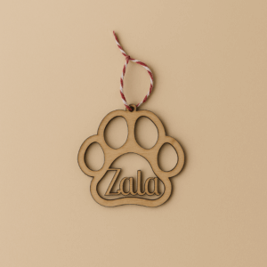 Bola de Navidad con Forma de Huella