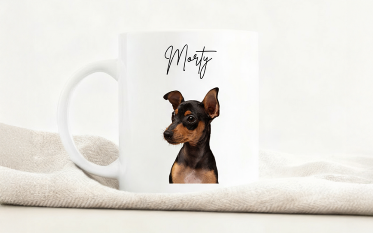 taza personalizada mascota