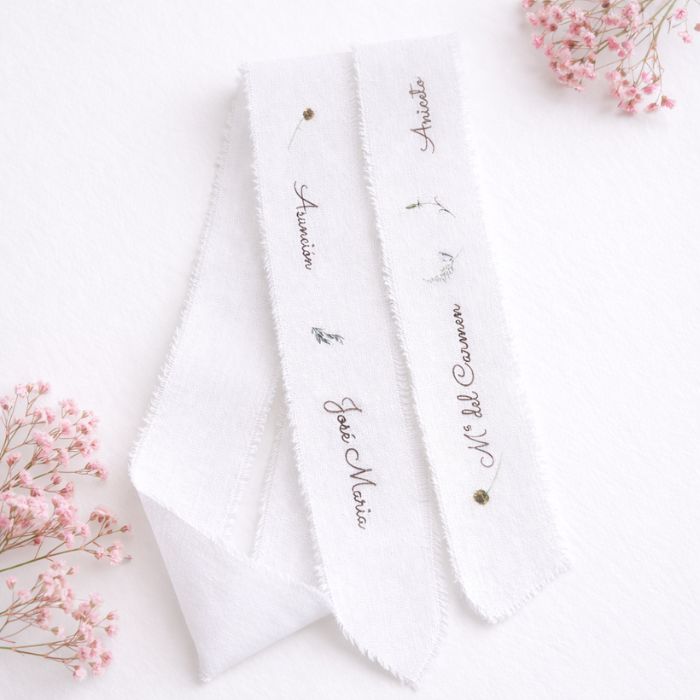 Cinta para Ramo de Novia Personalizada