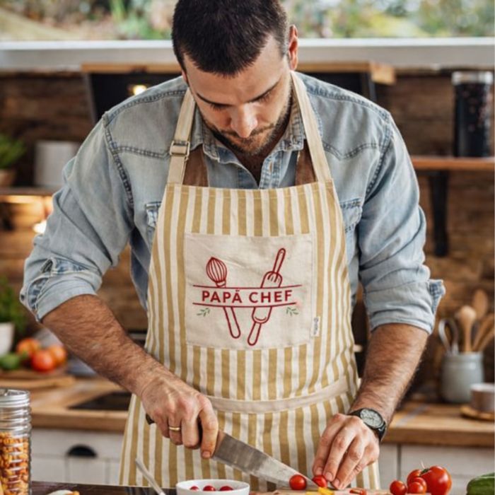 delantal-papa-chef-personalizado-rayas-amarillas