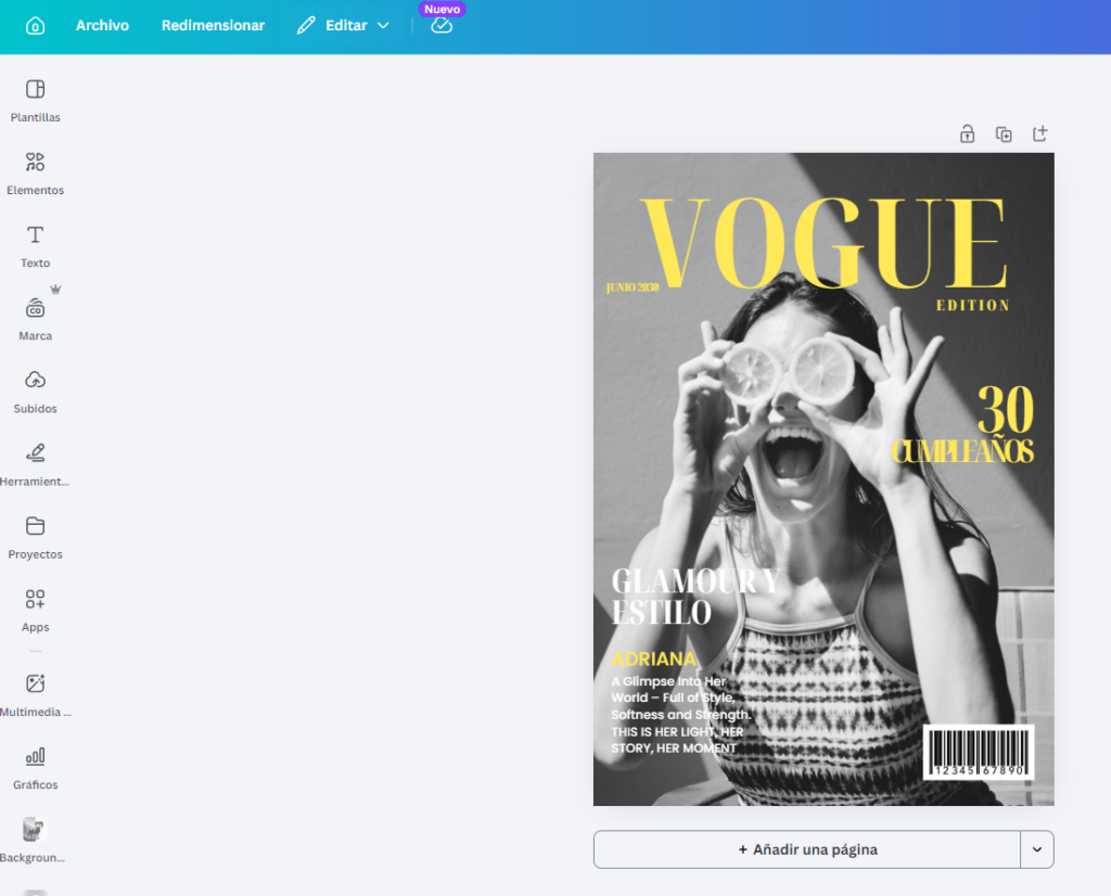 plantillas canva para diseñar revista personalizada