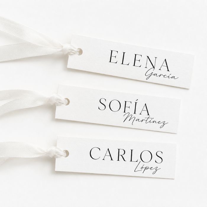 arcasitios boda personalizados en formato etiqueta con nombres en español