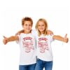 Camisetas personalizadas para peña de niños con diseño ilustrado de Castejón