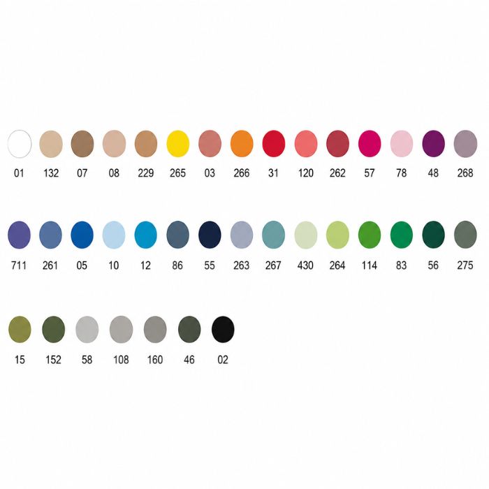 Carta de colores de camisetas para empresas de hombre